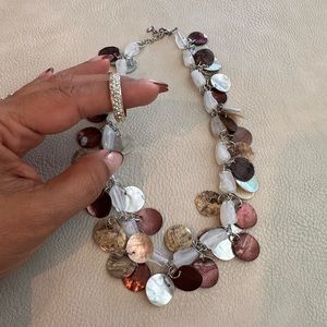 Vintage Shells Necklace! Comes with a matching ring.
